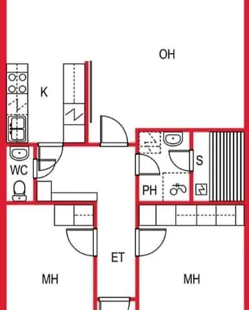 Kotimaailma - Rivitalokolmio Porvoossa Apartamento Porvoo